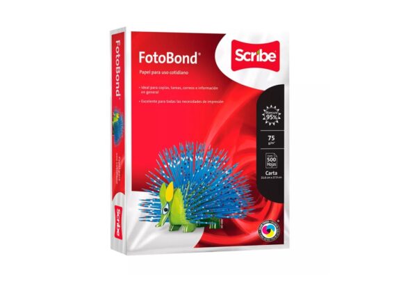 Papel fotobond carta 500 hj